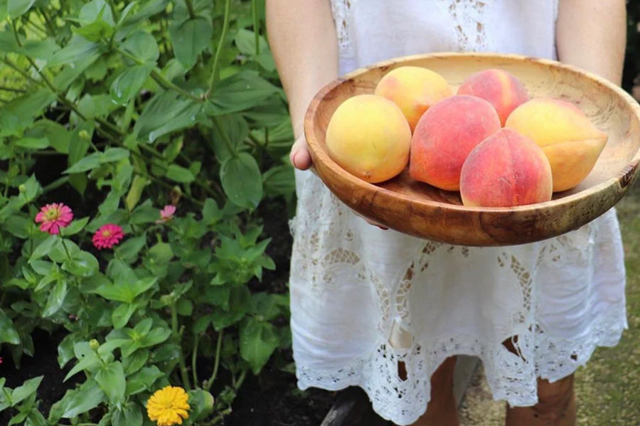 Mary Mack's Fresh Peach Ice Cream