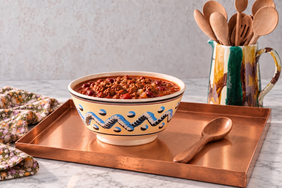 Chili & Cornpone for Game Day
