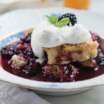 Mary Mack's Wild Blackberry Cobbler