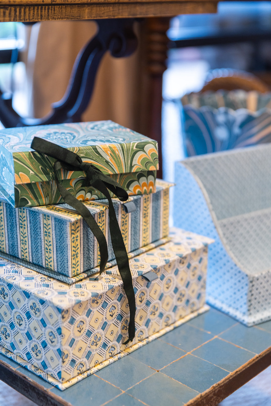 Marbled Trays & Boxes