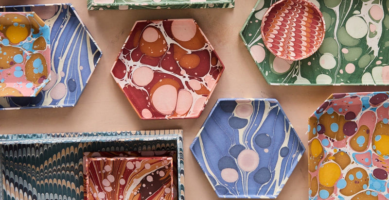 Marbled Trays & Keepsake Boxes