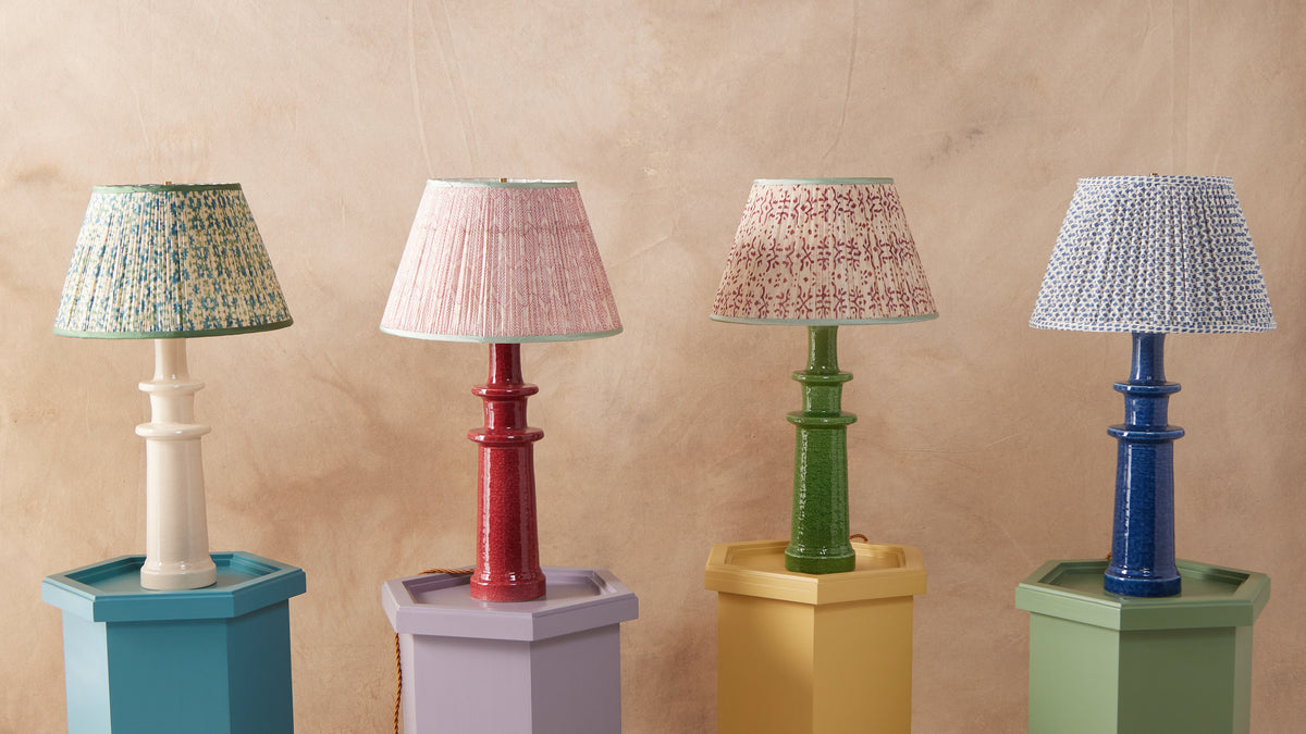 English-Inspired Lamps & Tables