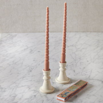 Barley Twist Candles, Apricot