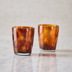 Milk Punch Gift Set with Tortoise Low Ball Glasses