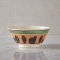 Large Mochaware Bowl, Seaweed Persimmon