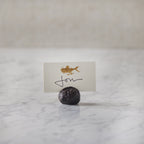 Bronze Walnut Place Card Holder