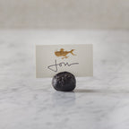 Bronze Walnut Place Card Holder