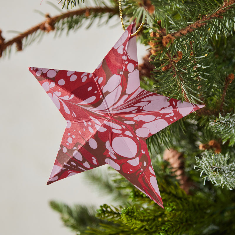 Marble Star Ornament