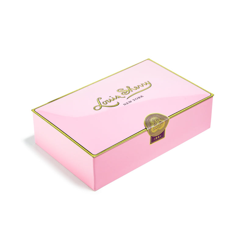 Louis Sherry Box of Twelve Chocolates, Camilla Pink