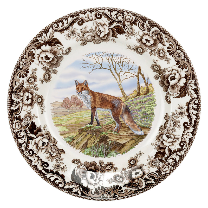 Spode Woodland Plate, Red Fox