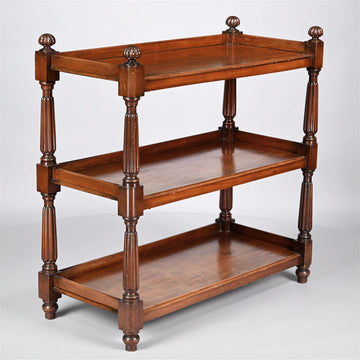 William IV Mahogany Butler's Trolley