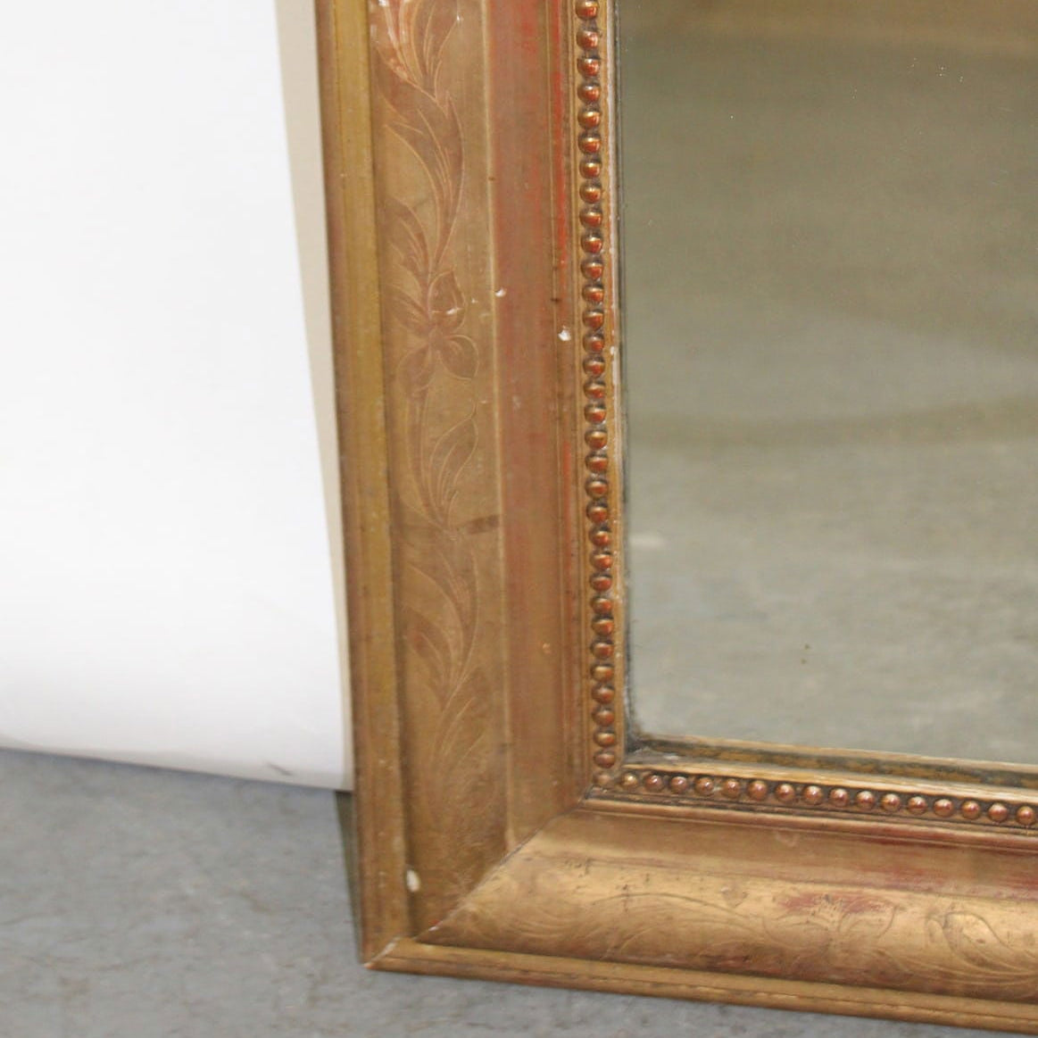 19th Century Louis Philippe Gold Leaf Mirror