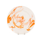 Christopher Spitzmiller Marble Dinner Plate, Orange