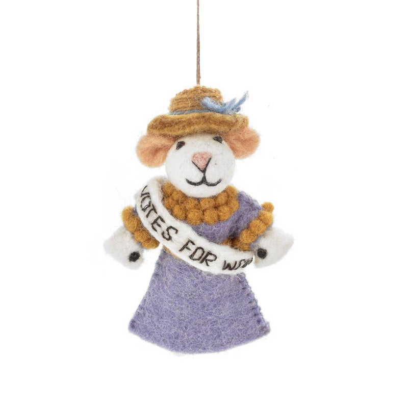 Emmaline Felt Mouse Ornament