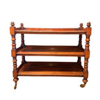 19th Century Mahogany Butler's Trolley on Casters
