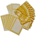 Set of Notecards and Envelopes Ivy Piccalilli and Cranberry