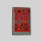 Cotton Jacquard Blanket in Persimmon Julip Crest