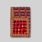 Cotton Jacquard Blanket in Strawberry Sunset Lapis