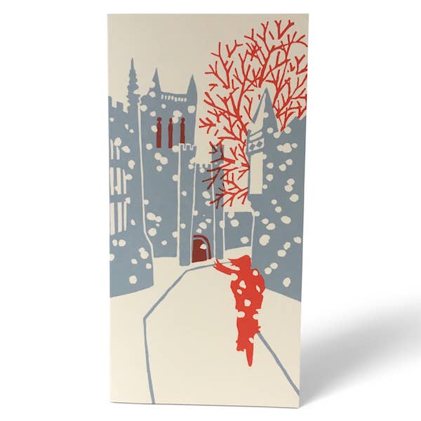 Long Notecards, Cambridge Winter, Set of 10