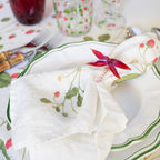 Summerill & Bishop Fraises des Bois Linen Napkin