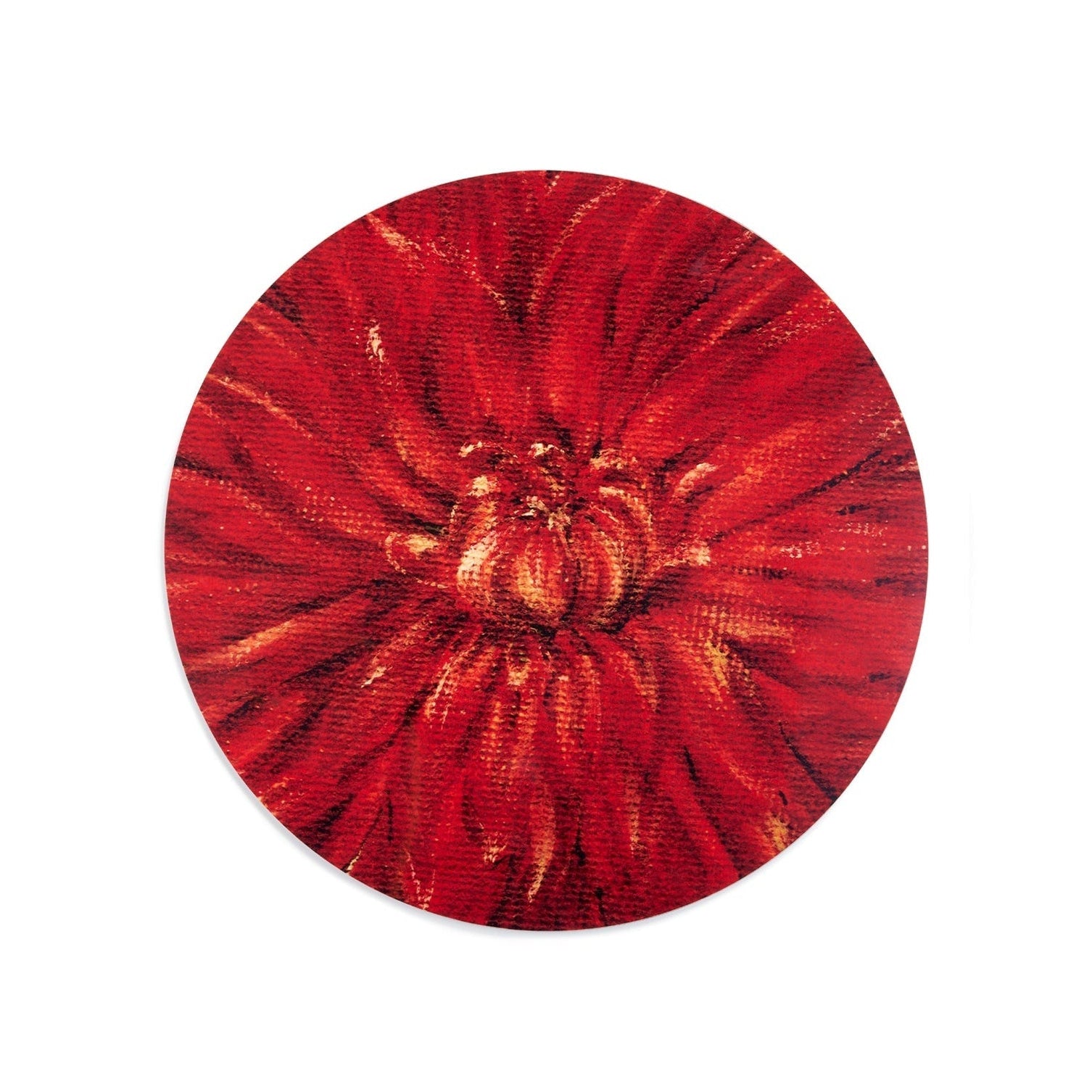 Summerill & Bishop Set of four Dahlia Round Cork-Backed Placemats