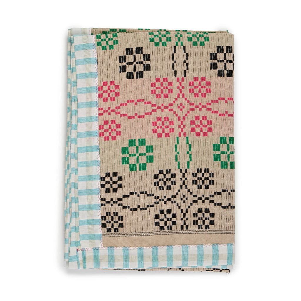 Cotton Jacquard Blanket in Blossom Wheat Flower