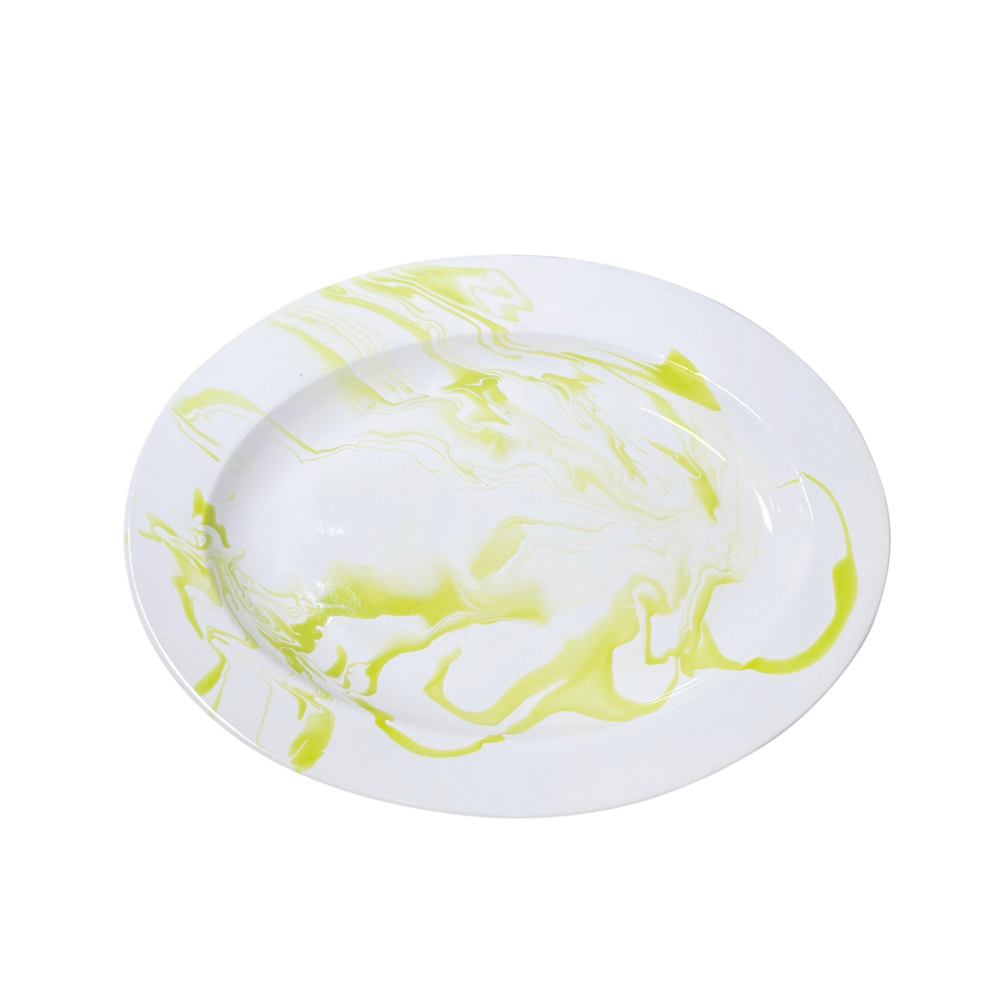 Christopher Spitzmiller Oval Platter, Lime Green