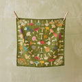 Summerill & Bishop x John Derian Green Fungi Mushroom Linen Napkin