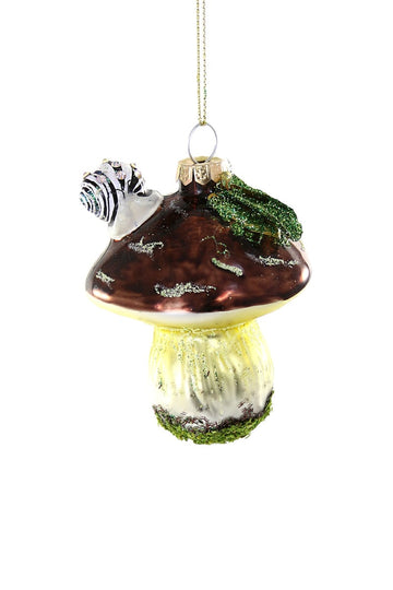 Woodfield Mushroom Glass Ornament