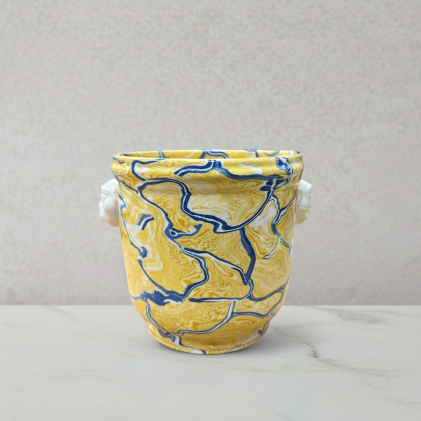 Terre Mêlée Handled Cachepot