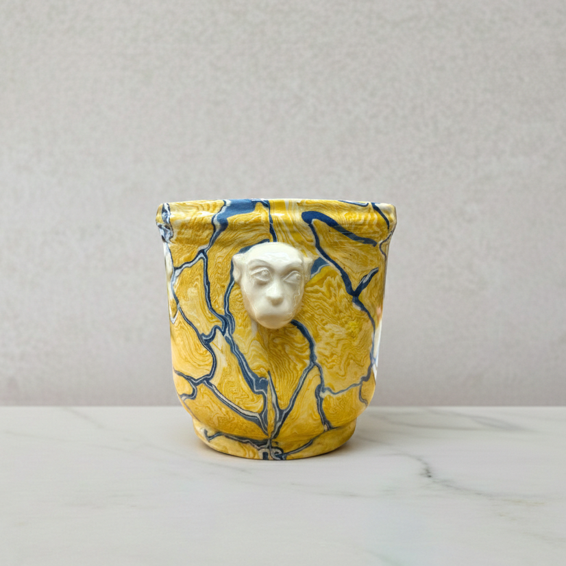 Terre Mêlée Handled Cachepot