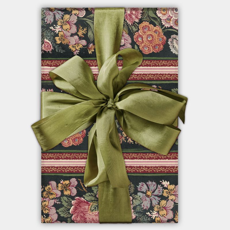 Handmade Wrapping Paper, Gertrude Ebony