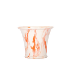 Christopher Spitzmiller Marbled Cachepot, Orange