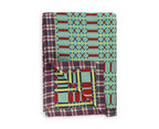 Hand-Blocked Blanket in Sunshine Chip Mint