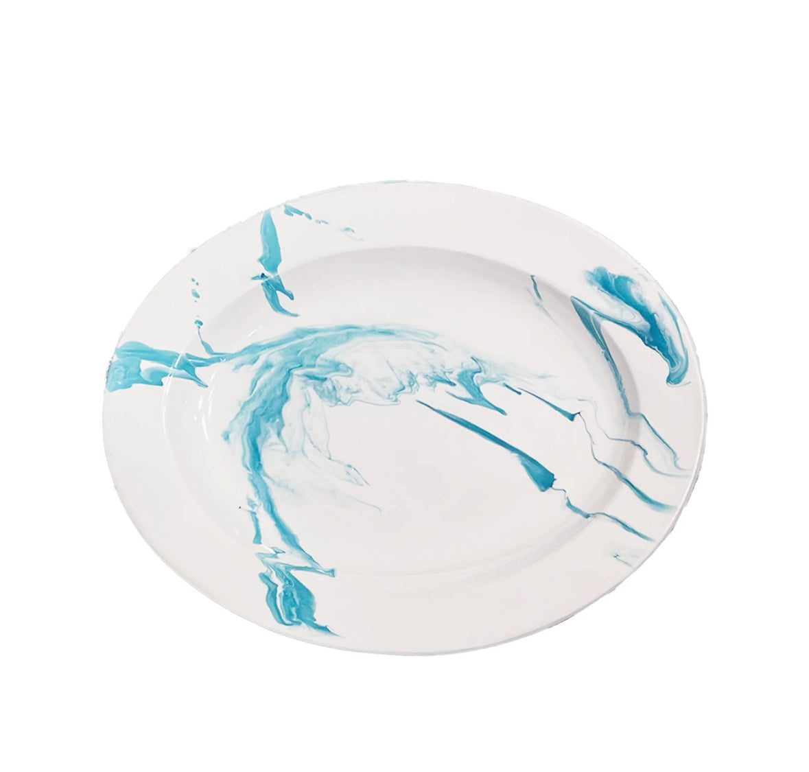 Christopher Spitzmiller Oval Platter, Turquoise