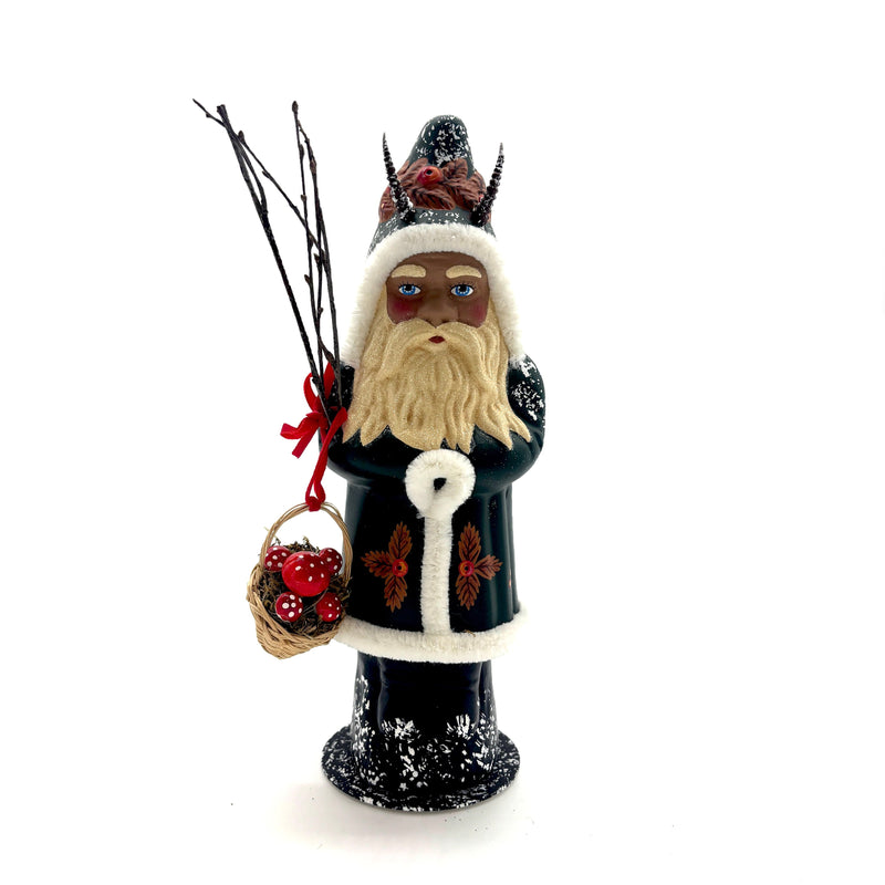 Ino Schaller Papier-Mâché Santa, Extra Large Woodland Krampus