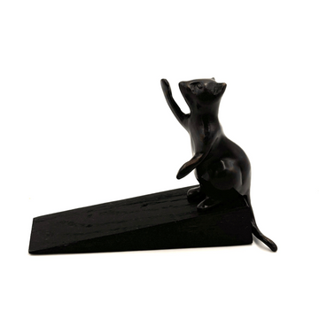 Bronze Kitten Doorstop