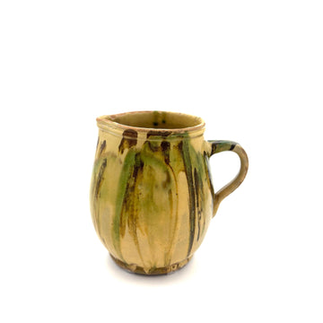 Alsatian Ceramic Cider Pitcher