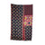 Vintage Indian Kantha Quilt, Navy & Crimson