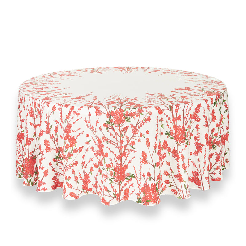 Summerill & Bishop Les Airelles Round Linen Tablecloth