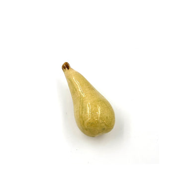 Hand Enameled Ceramic Pear