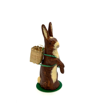 Ino Schaller Papier-Mâché Bunny, Medium with Backpack