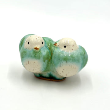 Lovebirds, Green and White