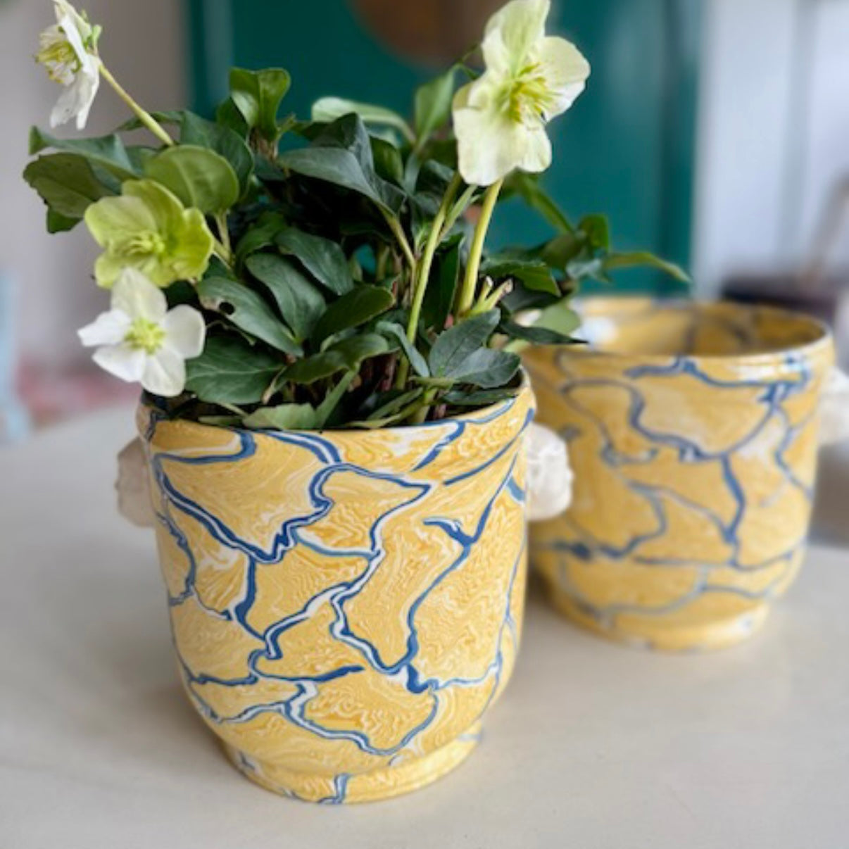 Terre Mêlée Handled Cachepot