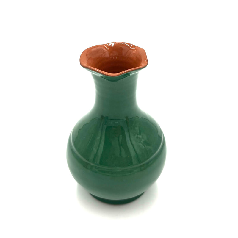 Terracotta Vase, Green
