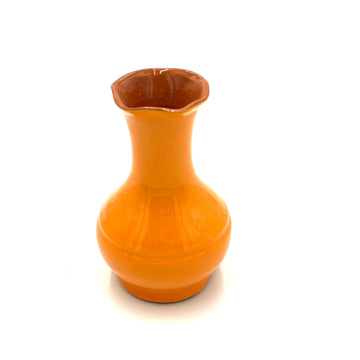 Glazed Terra Cotta Vase, Melon