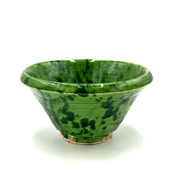 Provence Splatterware Bowl, Medium Green