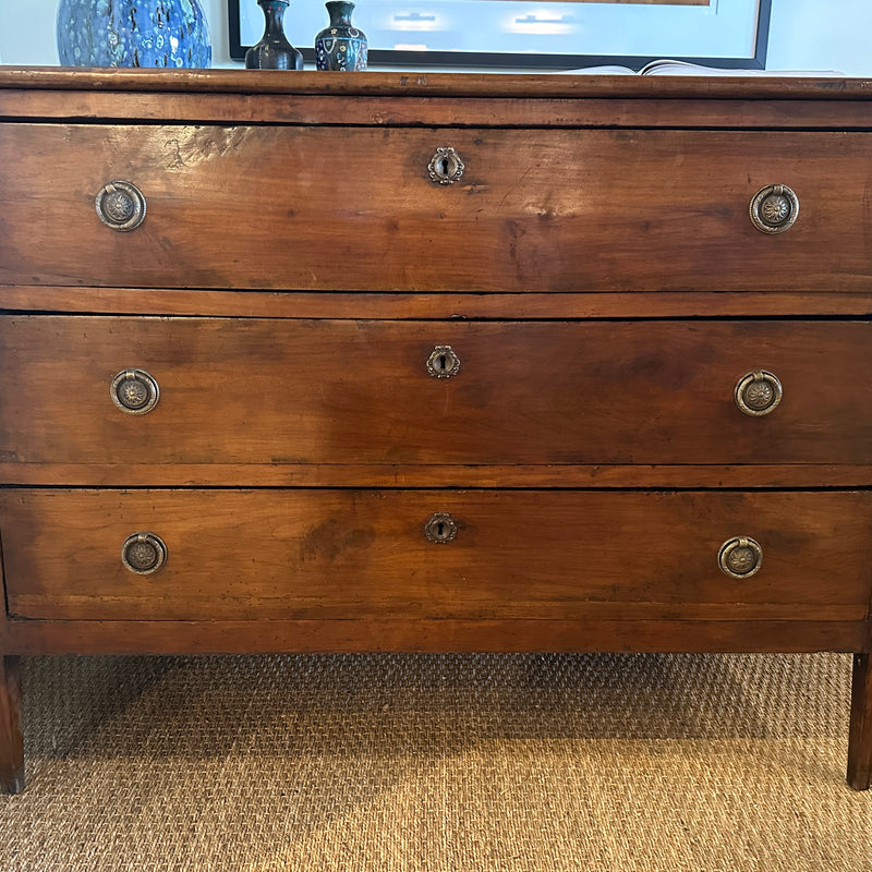 Italian Neoclassical Walnut Commode, Circa 1790