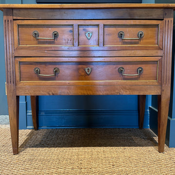 Small Louis XVI Walnut Commode, Circa 1890