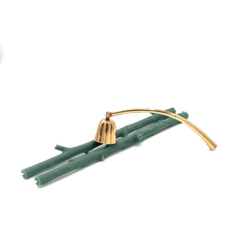Fluted Copper Candle Snuffer